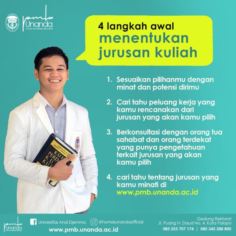 UNANDA BUKA PENERIMAAN MAHASISWA BARU (PMB) TAHUN 2025: SAATNYA WUJUDKAN MIMPI BESARMU!