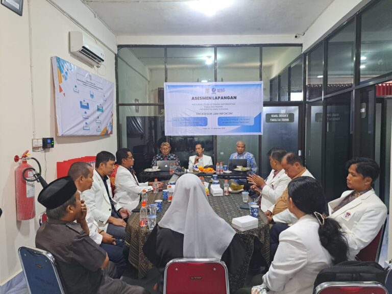 Asesmen Lapangan Program Studi S1 Teknik Informatika Universitas Andi Djemma oleh LAM INFOKOM