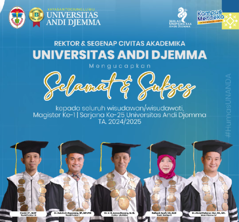 Wisuda ke-25 Unanda Palopo: Sejarah Baru dengan Lulusan Pascasarjana