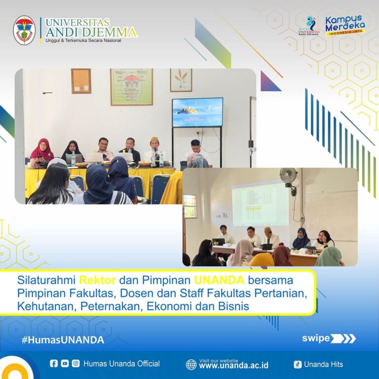 Perkuat Jalinan Silaturahmi, Pimpinan UNANDA Lakukan Kunjungan di Lingkungan Agrokompleks dan Fakultas Ekonomi
