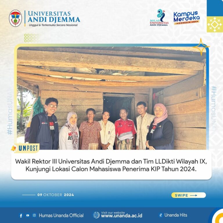 Kunjungan Lokasi Mahasiswa UNANDA Penerima Bantuan KIP Kuliah: Menyaksikan Harapan dan Perjuangan dalam Meraih Pendidikan Tinggi