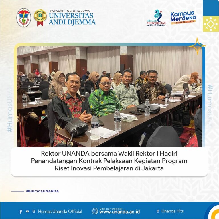 Unanda Teken Kontrak Program Riset Inovasi untuk Capai 8 IKU