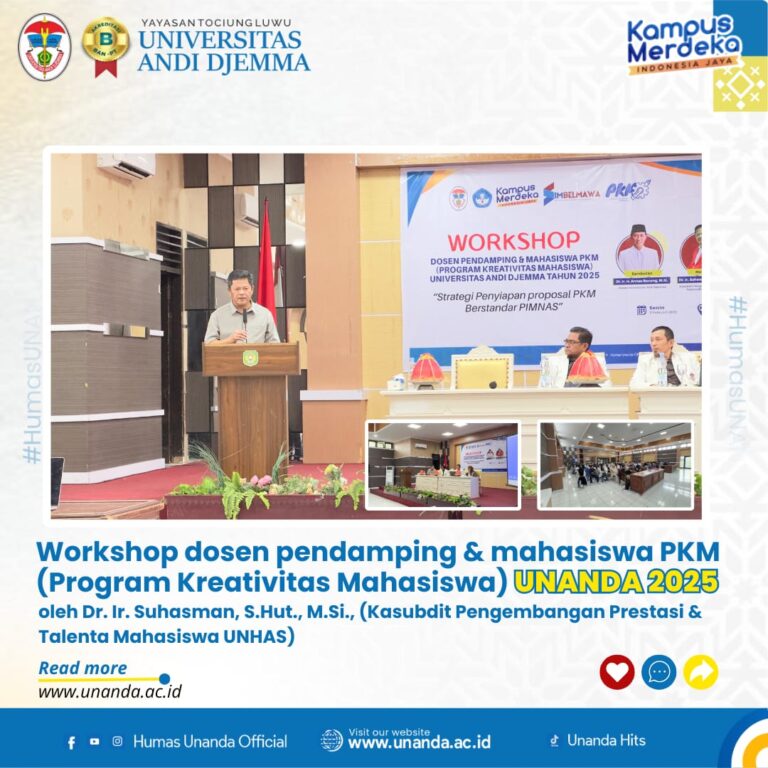 Workshop PKM 2025 UNANDA: Strategi Sukses PKM untuk Meraih Pendanaan dan Meningkatkan Inovasi PKM