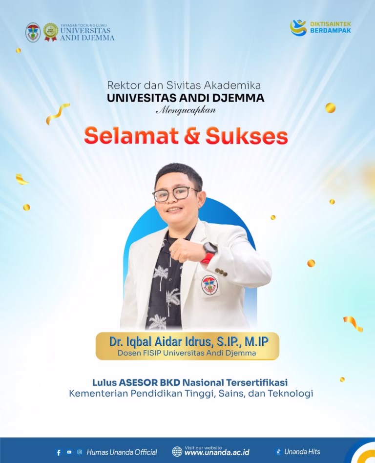 Dosen FISIP Unanda Dipercaya sebagai Asesor Nasional BKD Dosen