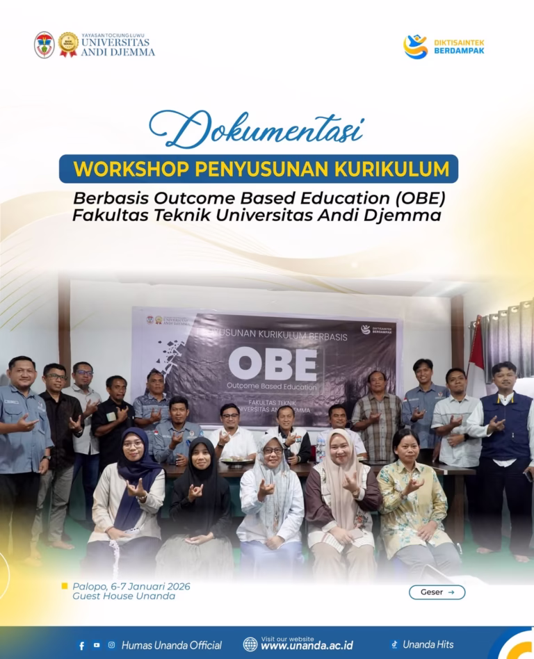 Perkuat Kompetensi Lulusan, FT UNANDA Gelar Workshop OBE