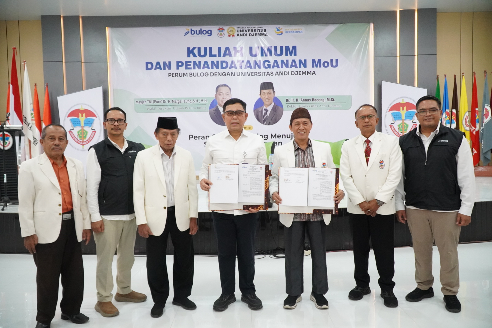 MOU DAN KULIAH UMUM BULOG-UNANDA: WUJUDKAN SWASEMBADA PANGAN