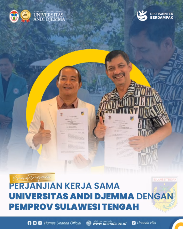 PKS Unanda–Pemprov Sulteng: Komitmen Nyata Membangun SDM Sulawesi Tengah