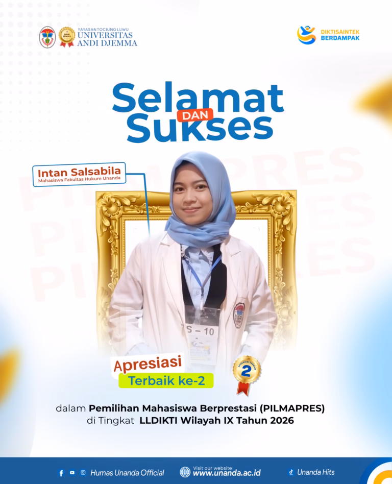 Kiprah Mahasiswa Berprestasi UNANDA di Kancah Nasional: Wujud Kualitas Kampus Terbaik di Palopo