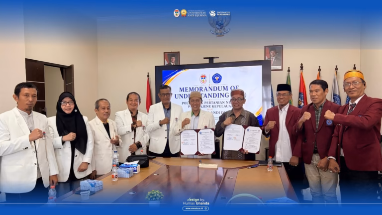 Perkuat Kolaborasi Akademik, Unanda dengan Polipangkep Taken MoU