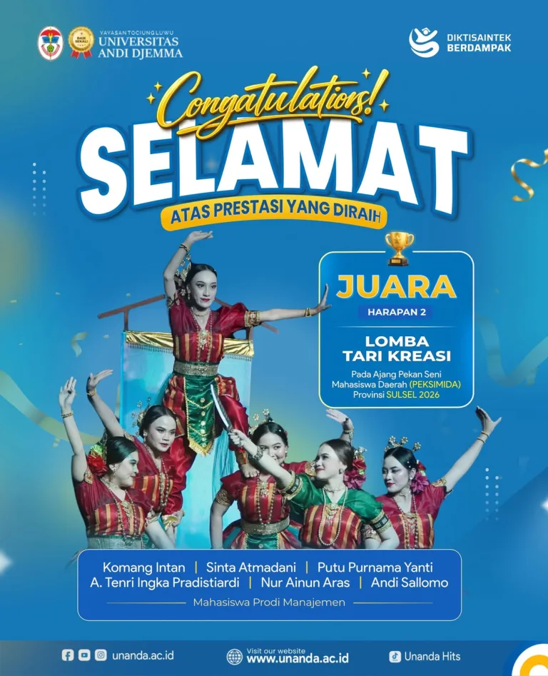 Mahasiswa Universitas Andi Djemma Torehkan Prestasi Gemilang di PEKSIMIDA Sulsel 2026