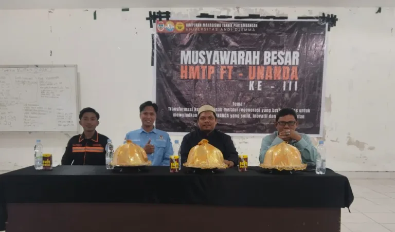 Mahasiswa Teknik Pertambangan Unanda Didorong Jadi Pemimpin Berkarakter