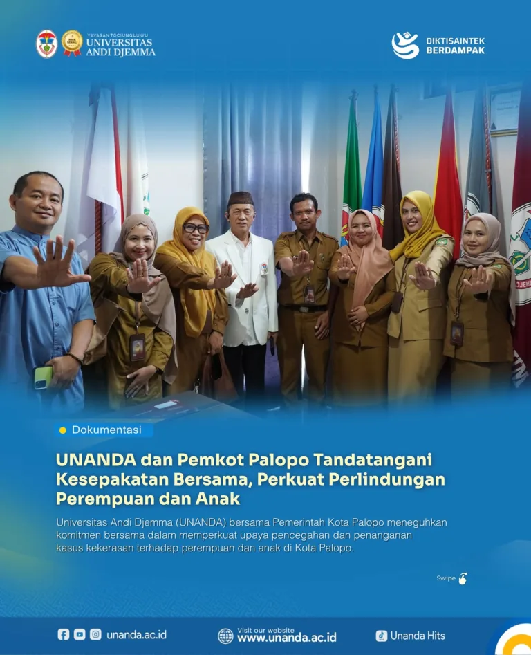 UNANDA dan Pemkot Palopo Tandatangani Kesepakatan Bersama, Perkuat Perlindungan Perempuan dan Anak
